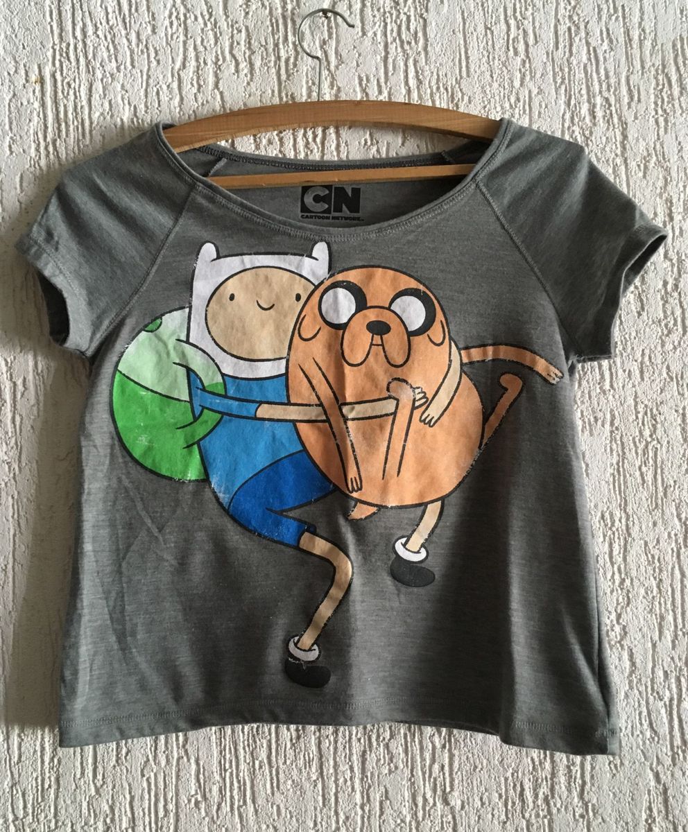 Cropped Hora de Aventura Roupa Infantil para Menina Cartoon Network Usado 25897228 enjoei