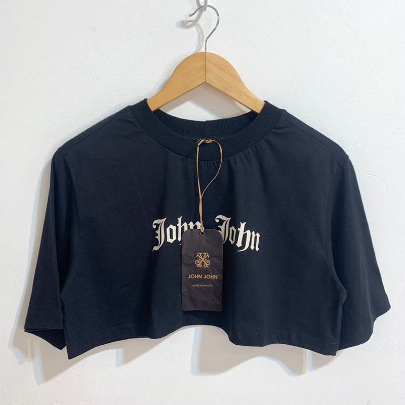 Camiseta John John Palm Bege - Faz a Boa!
