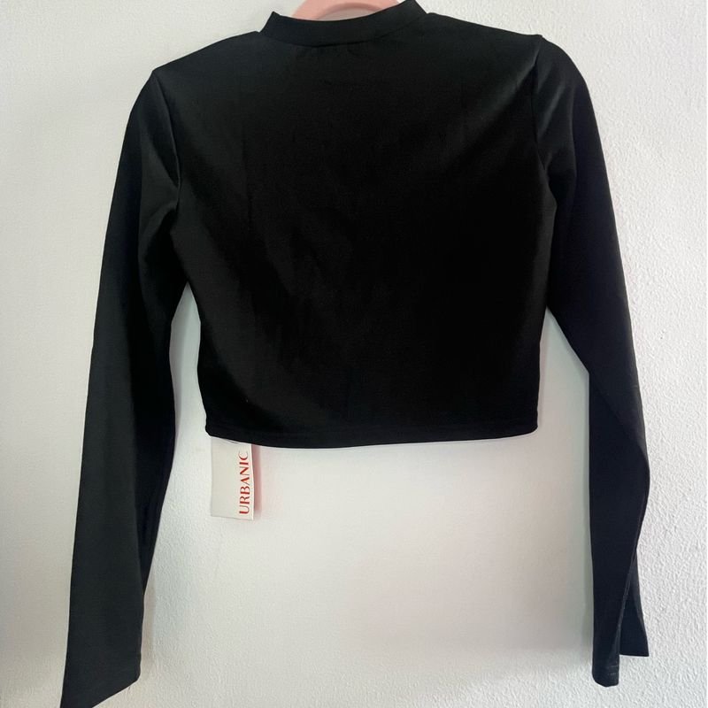 Cropped Preto Urbanic, Blusa Feminina Urbanic Usado 77366824