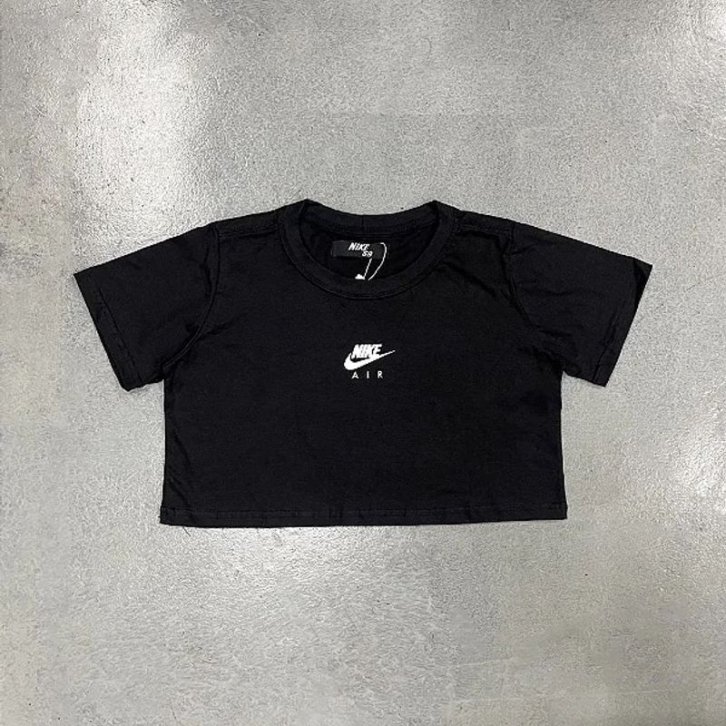 Cropped Nike Air Preta Tamanho P Nike Nunca Usado 110555641 enjoei