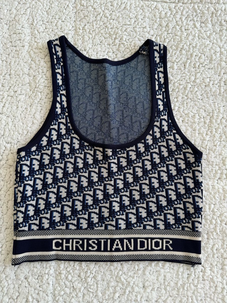 【希少】Christian Dior Oblique cropped top 希少】Christian Dior Oblique cropped top 希少】Christian