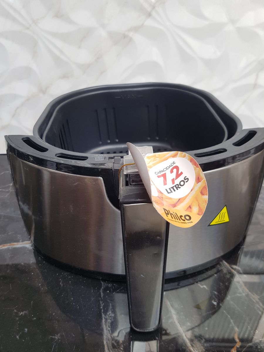 Cuba e Cesto da Fritadeira Air Fry Jumbo Inox 1800w Eletrodoméstico