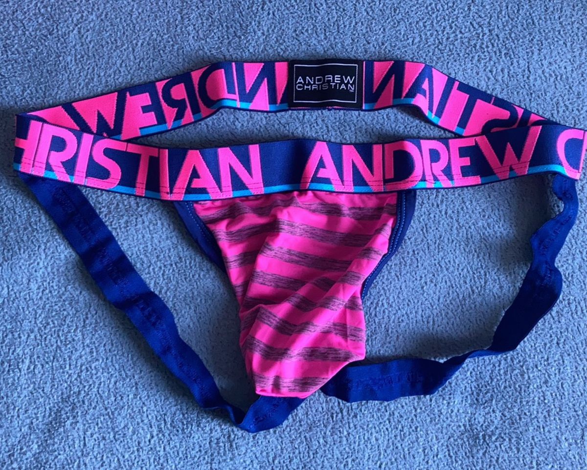 Cueca Jockstrape Andrew Christian Tamanho G | Produto Masculino Andrew  Christian Usado 64914765 | enjoei