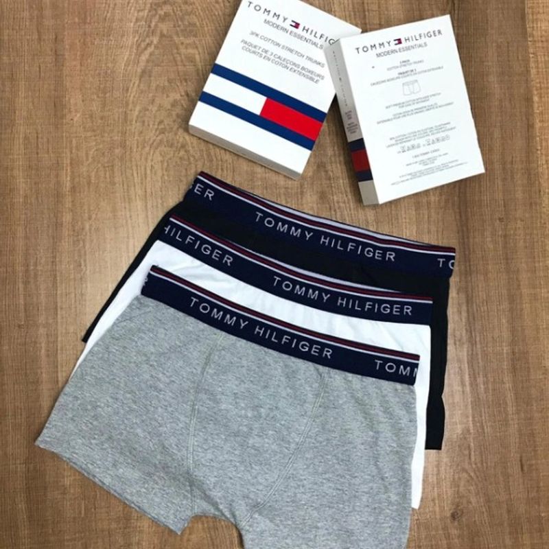 Cueca Masculina Box Tommy Pronta Entrega