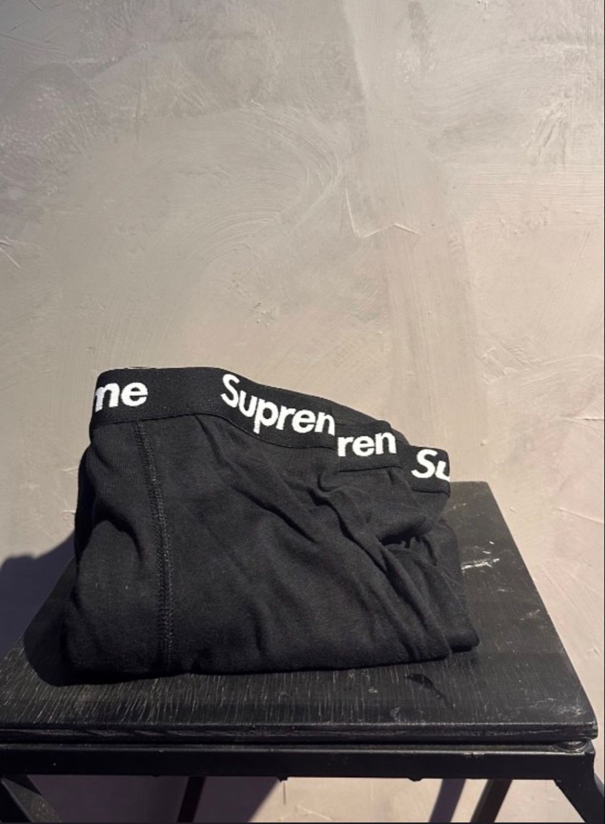 Cueca Hanes X Supreme Preta  Produto Masculino Supreme Nunca