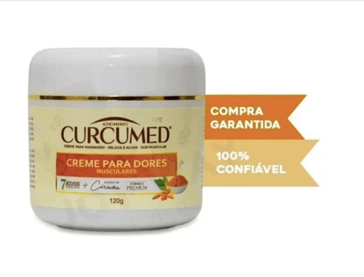 Curcumed 120 Gramas Creme para Articulações Dores | Cosmético Feminino ...