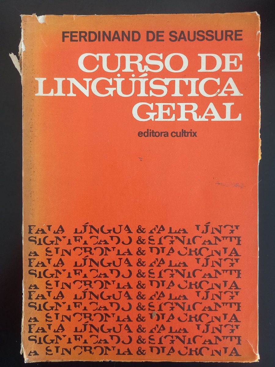 Curso De Linguística Geral Ferdinand De Saussure Livro Ferdinand De