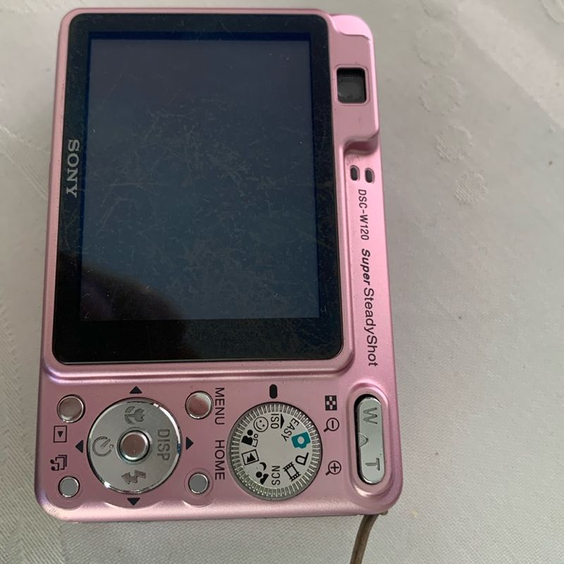 SONY Cyber-shot 7.2メガピクセル ピンク Cyber Shot Sony Rosa 7.2 Mega Pixels com Case e Carregador de