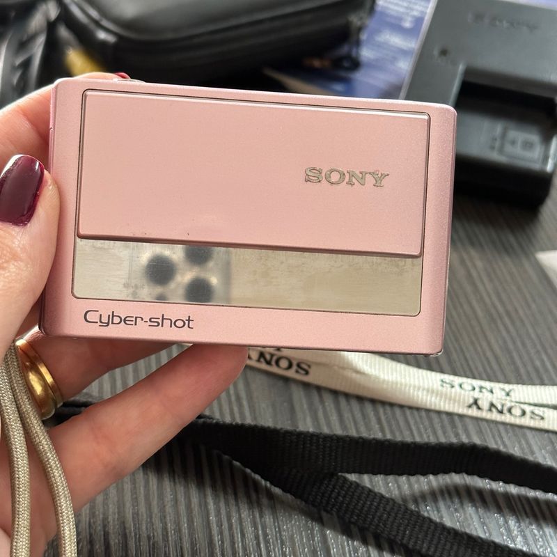 Cyber Shot Sony T20 Rosa | Máquina Fotográfica Digital Sony