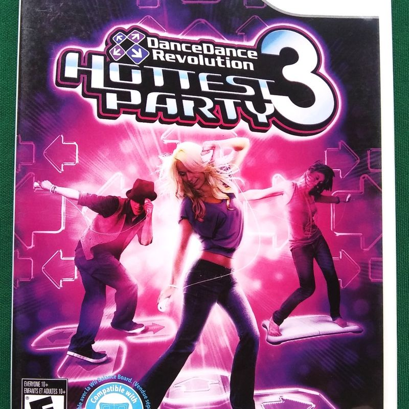 Dance Dance Revolution Hottest Party 3 Original Nintendo Wii