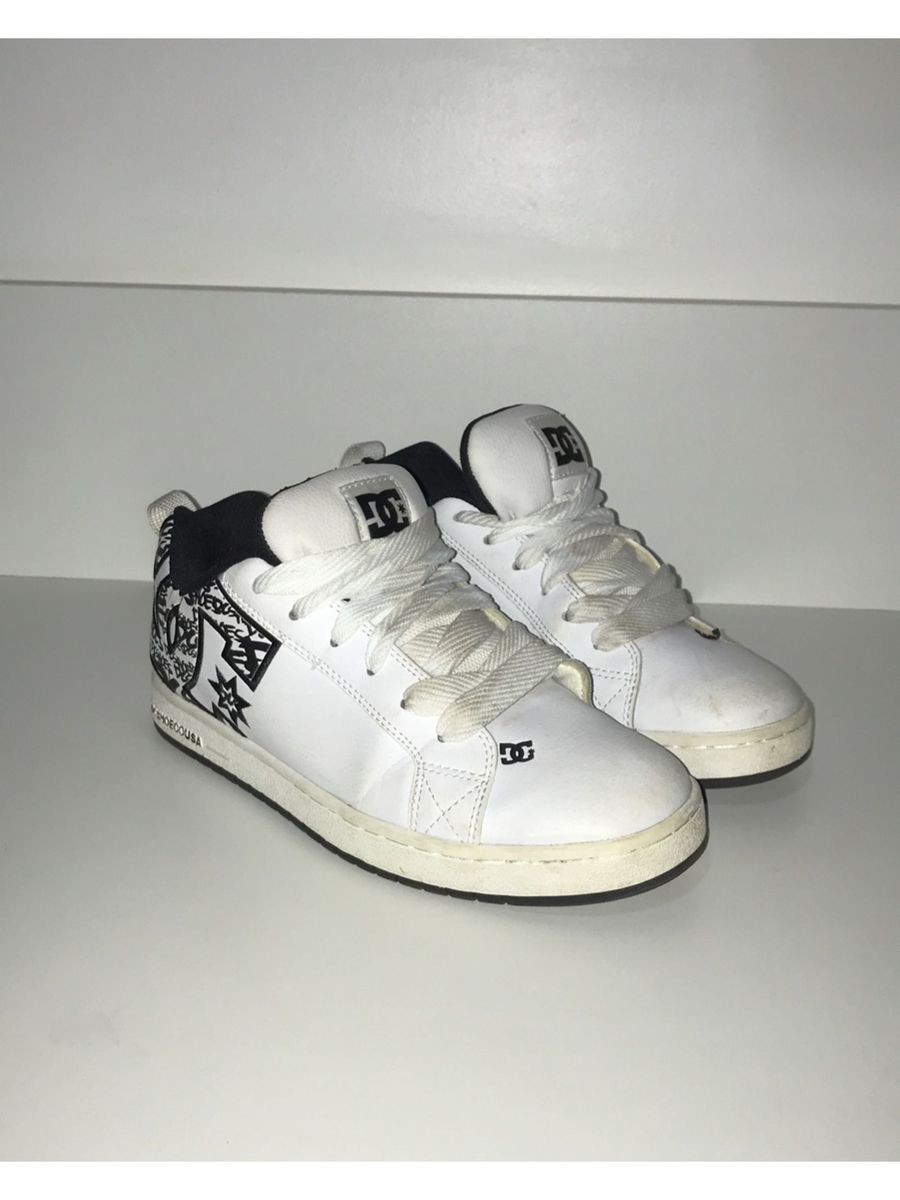 tenis dc branco masculino