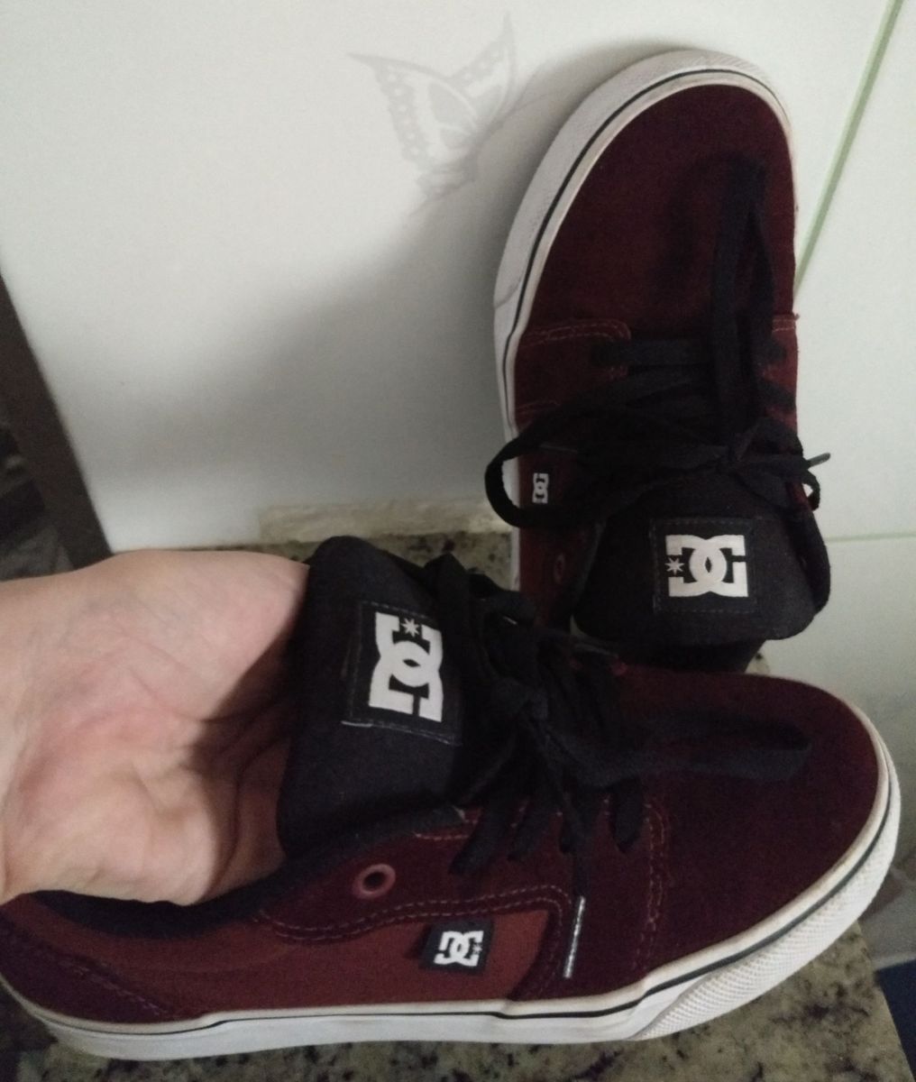 tenis dc shoes vinho