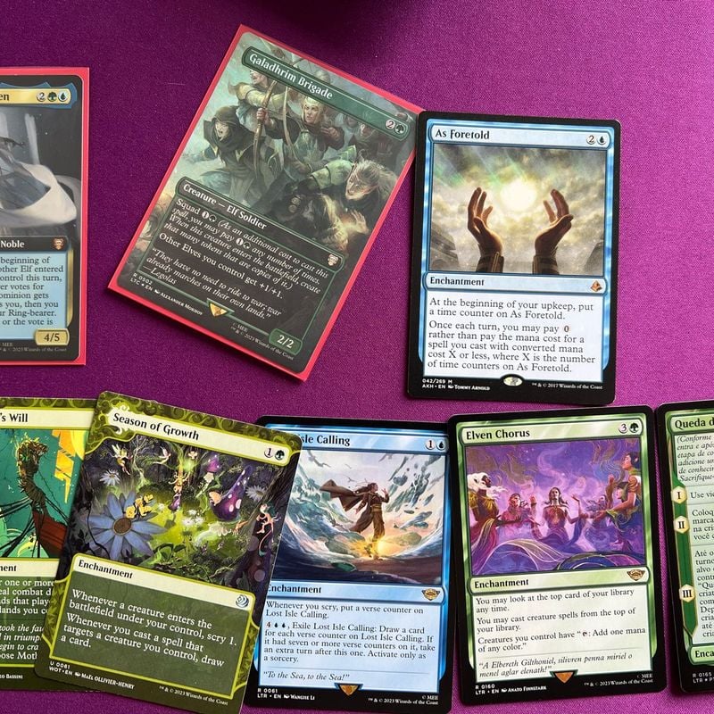 Deck de Magic The Gathering Commander Galadriel, Elven-Queen Elfos