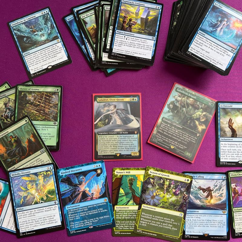 GALADRIEL, ELVEN-QUEEN デッキセット Deck de Magic The Gathering Commander Galadriel, Elven-Queen Elfos