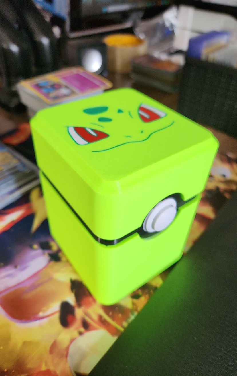 Deckbox Bulbasaur 3d Cartas Pokemon Jogo De Tabuleiro Pokemon Nunca 