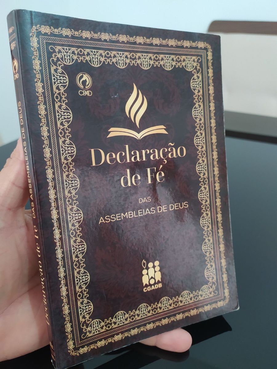 Declaração de Fé Das Assembléias de Deus Livro Cpad Usado 65024098 enjoei