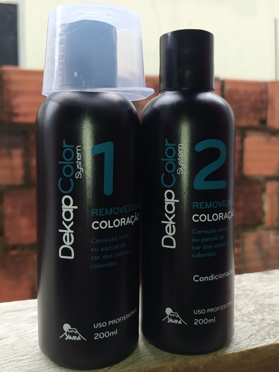 Dekapcolor 200 Ml - Removedor de Coloração | Produto p/ Cabelos ...