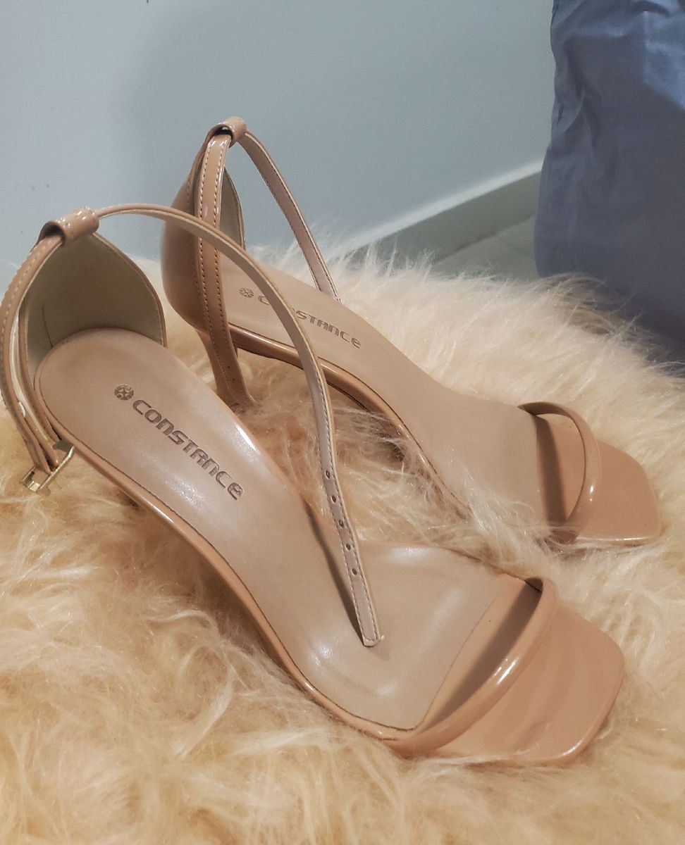 sandalia salto fino constance