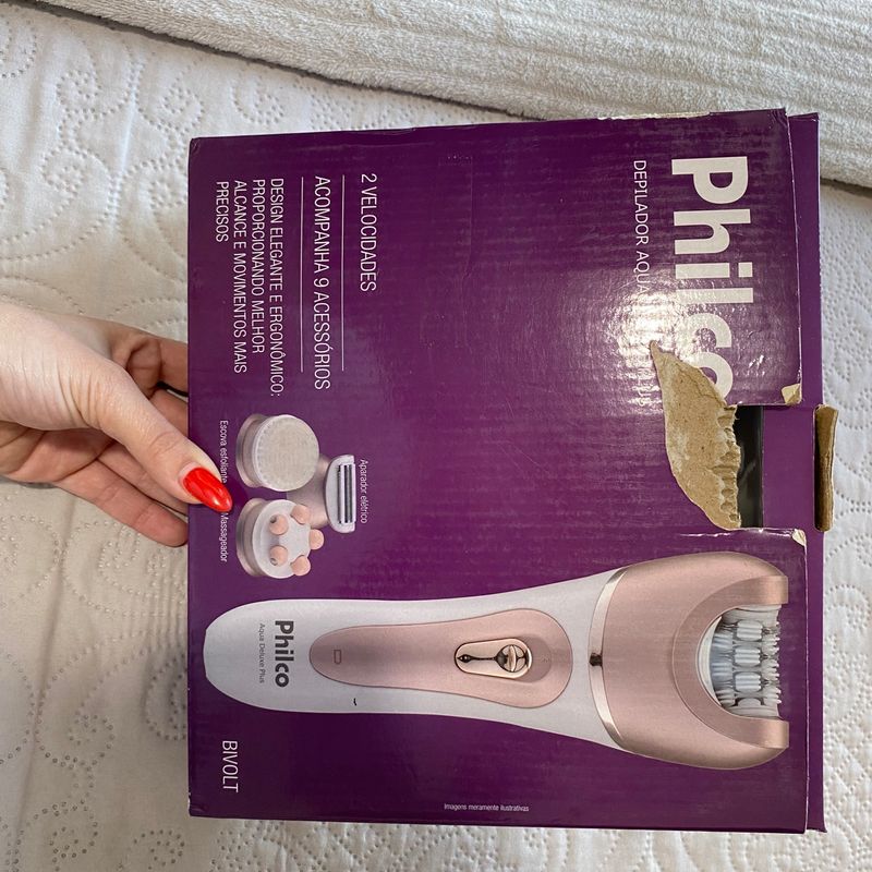 Depilador Aqua Deluxe Plus Philco Rose Philco Nunca Usado