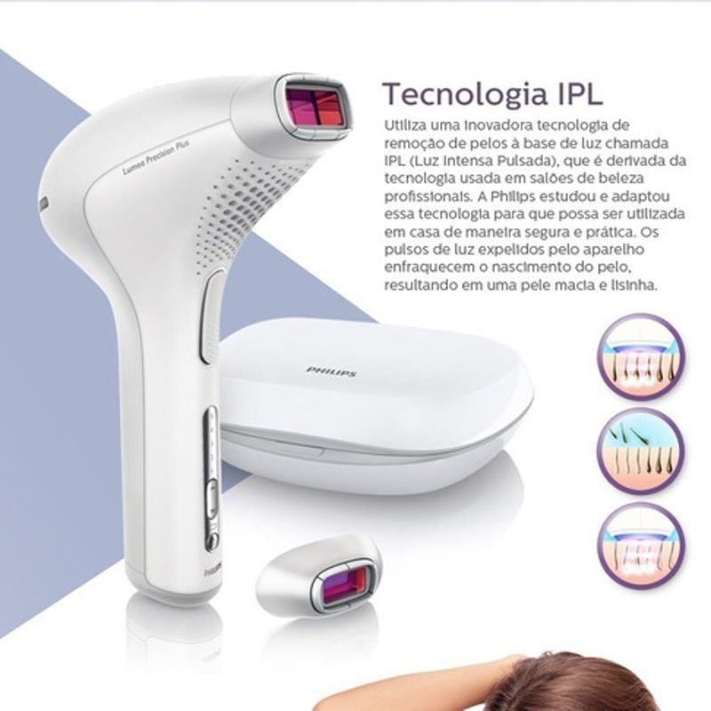 値下げ　PHILIPS Lumea Precision Plus 脱毛器 Depilador Laser Portátil - Luz Pulsada Philips Lumea Precision