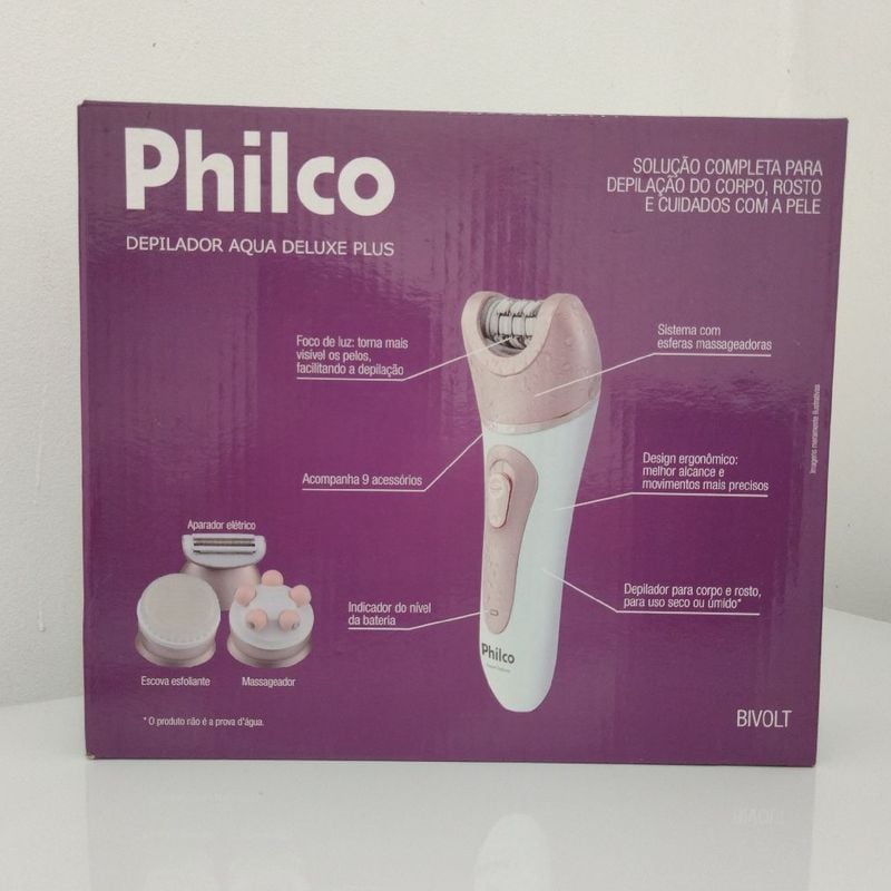 Depilador Philco Aqua Deluxe Plus Produto Feminino Philco Usado