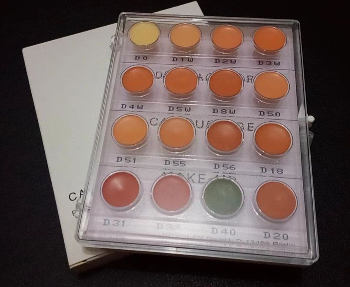 Dermacolor Kryolan Camouflage Mini Pallete Cores Maquiagem Feminina Kryolan Nunca Usado