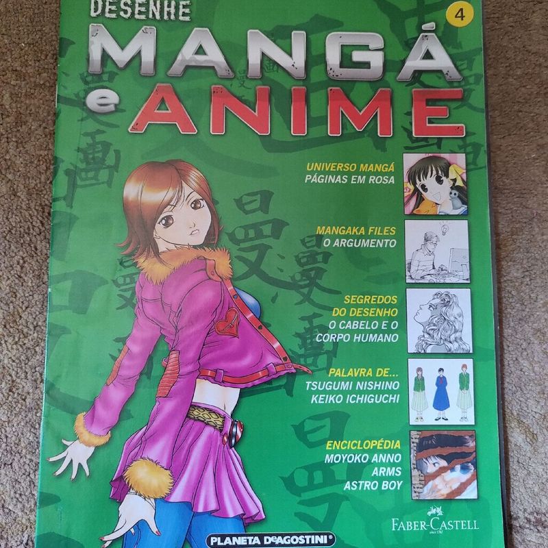 Coleção Desenhe Manga e Anime  Livro Faber Castell Usado 88660160