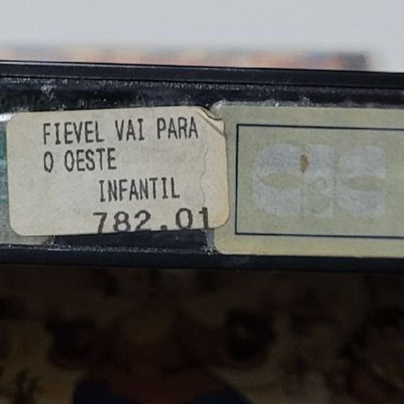 Desenho Antigo Fievel Vai para O Oeste Dublado Fita Vhs Video