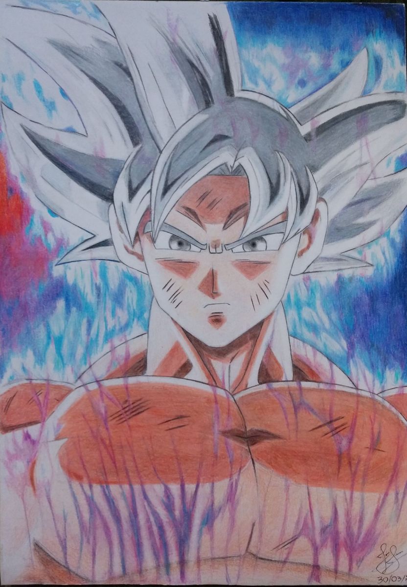 Desenho Goku. Dragon Ball. em segunda mão durante 15 EUR em Santander na  WALLAPOP