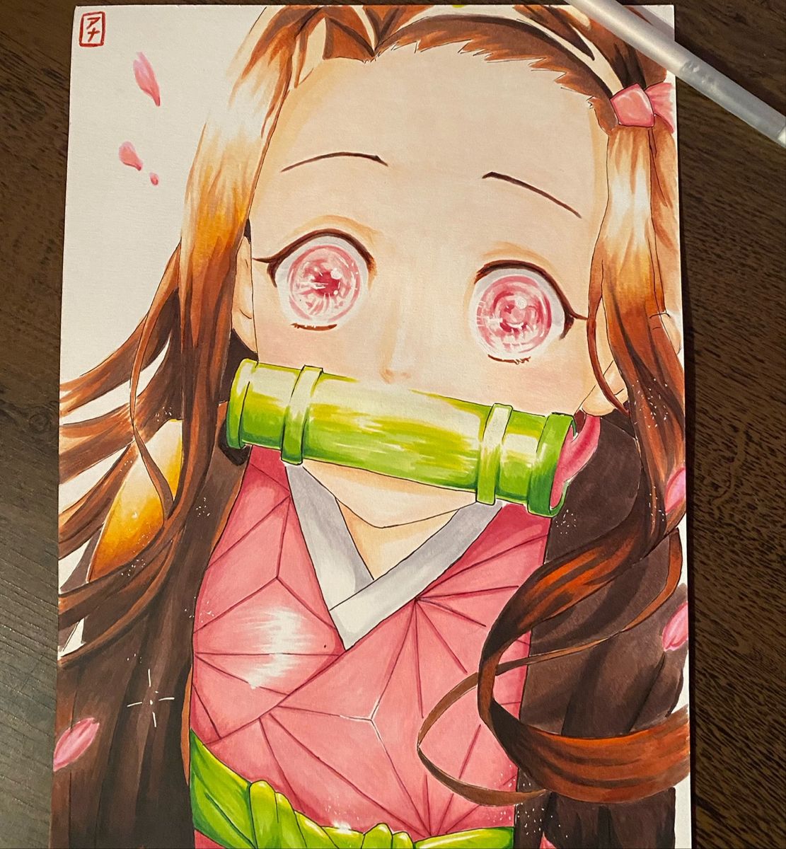 Desenhos de Kamado Nezuko - Como desenhar Kamado Nezuko passo a passo