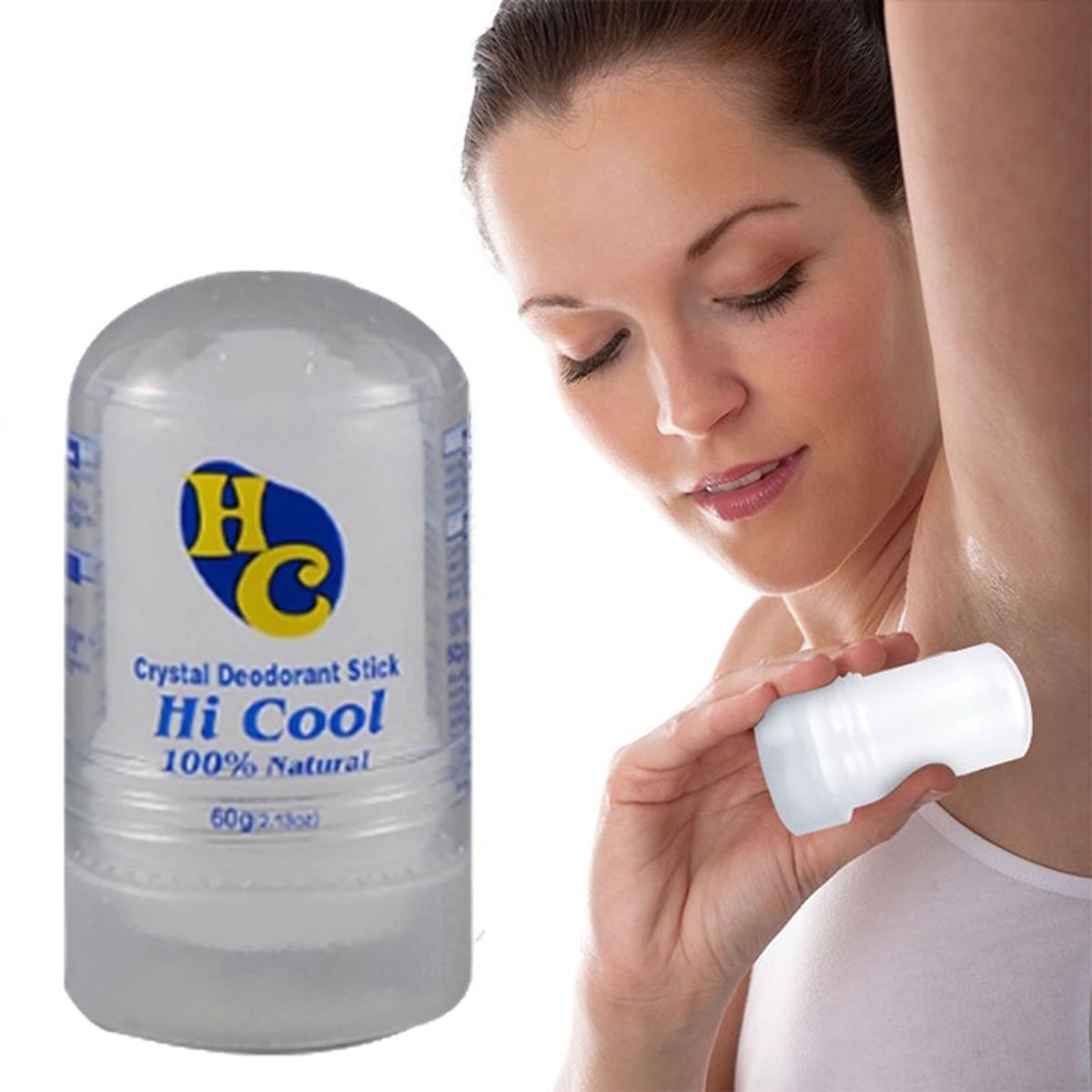 Desodorante Pedra Hume Natural 60g Produto Feminino Nunca Usado 70222674 enjoei