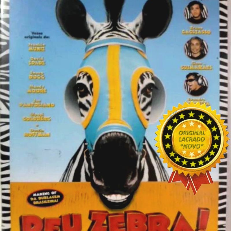 Deu Zebra! Dvd Aventura Comedia Drama Original Lacrado Dublado