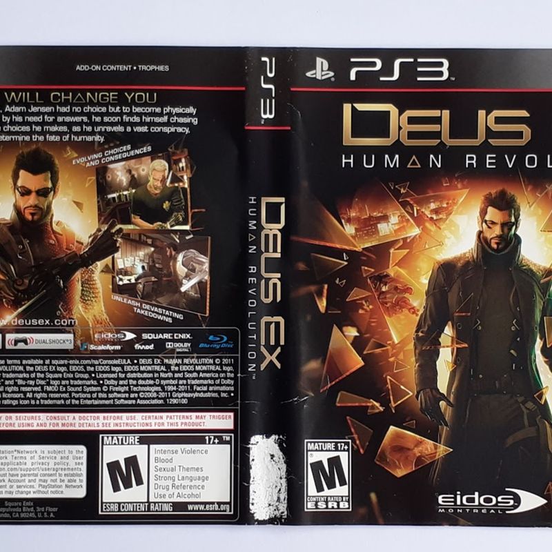 Jogo Deus Ex: Human Revolution - PS3