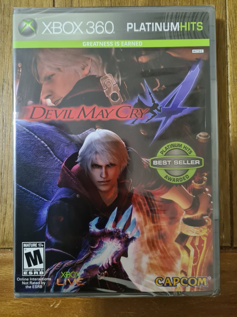 Jogo Devil May Cry 4 Xbox 360 Lacrado Platinum Hits em Promoção na