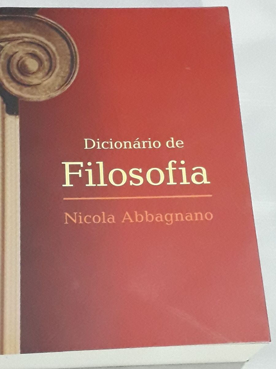 Dicionário De Filosofia Nicola Abbagnano | Livro Editora Martins Fontes ...