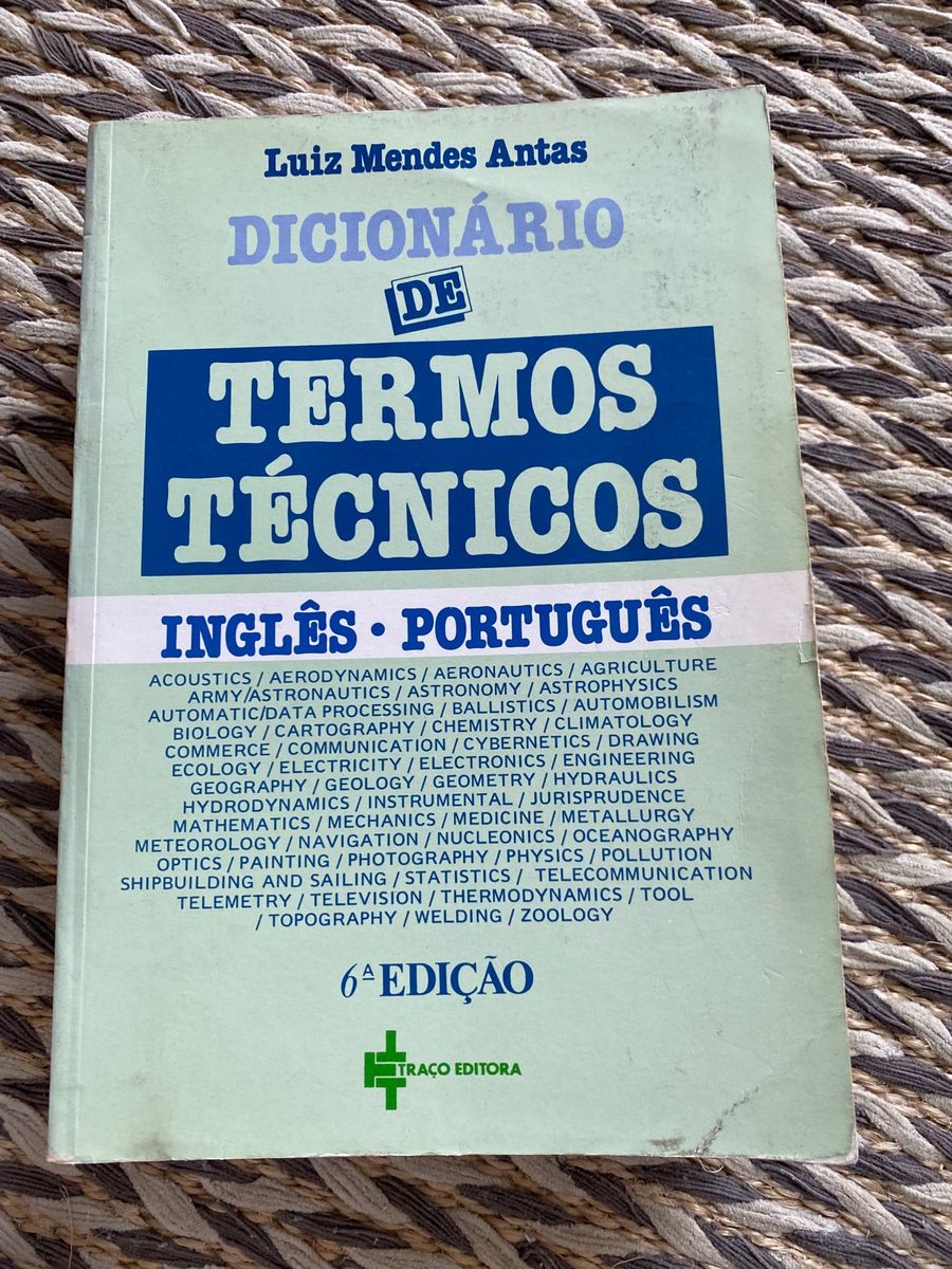 Dicionario De Termos Tecnicos - Ingles/portugues | Livro Dicionario De ...