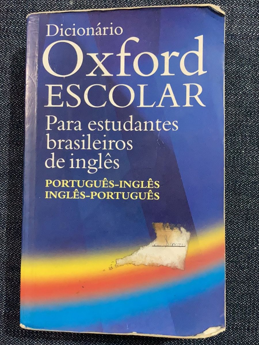 Dicionário Oxford Escolar Português Inglês Português Livro