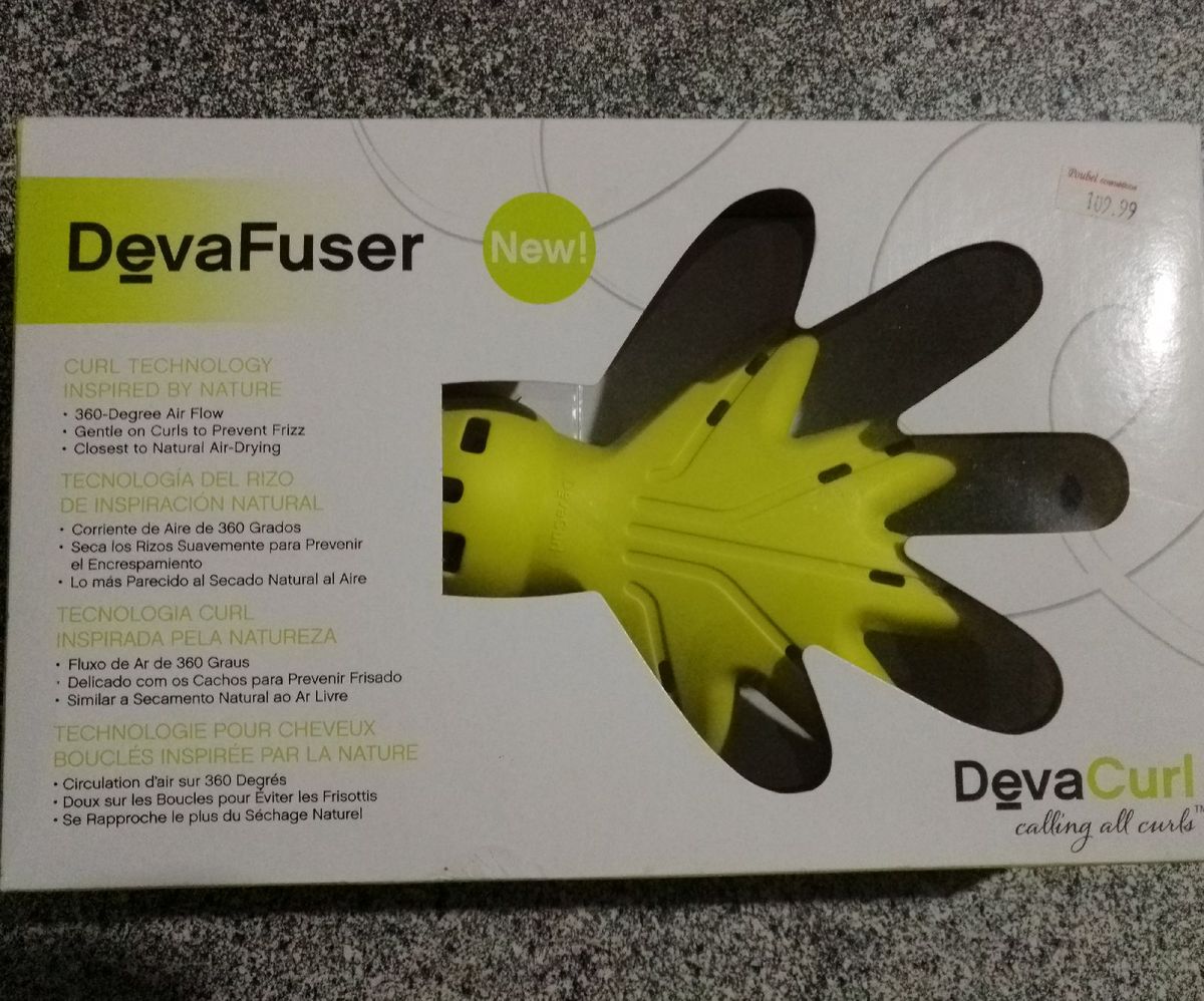 Difusor Deva Fuser | Produto p/ Cabelos Feminino Deva Curl Nunca Usado ...