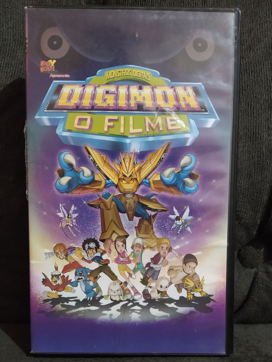 Dvd Original Digimon O Filme, Monstros Digitais, Fox Kids