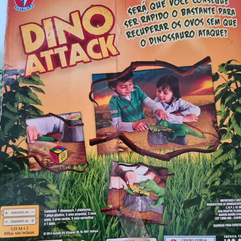 Brinquedo Jogo Dino Attack da Estrela Brinquedos 