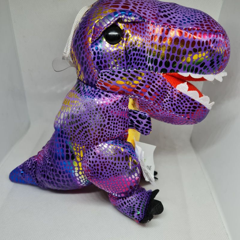 Pelúcia Bebê Dinossauro Roxo BR Machine 20 cm Coleção Dinossauros - Loja BR  Machine