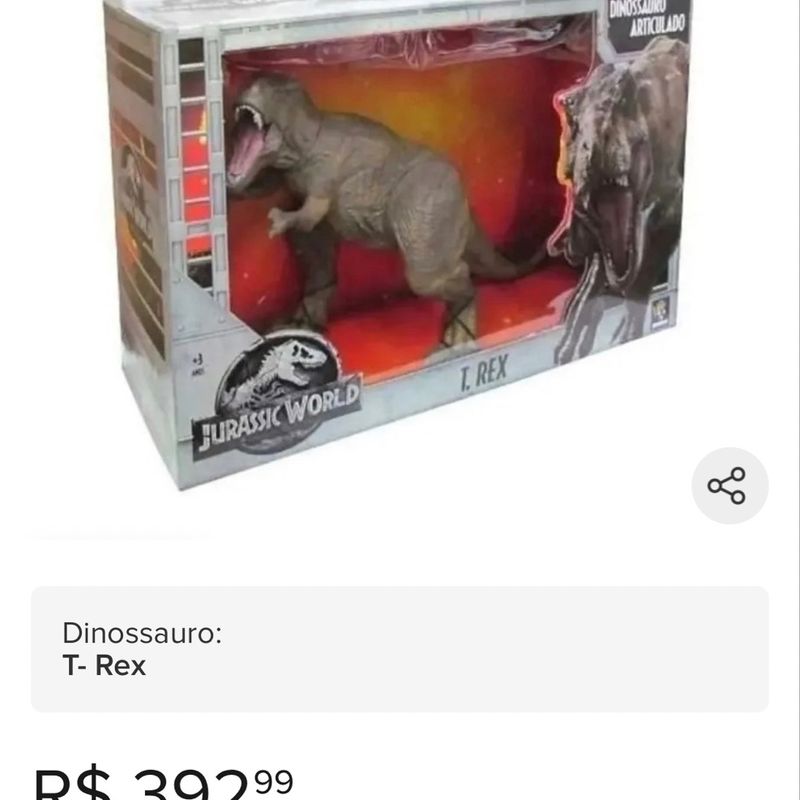 Ele comprou um dinossaurinho para o filho e veio um monstro de 6