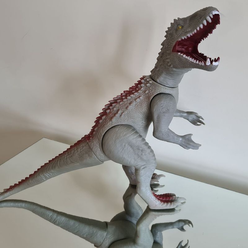 Dinossauro Furious Rex Grande 62cm Com Som + Grátis Tiranossauro