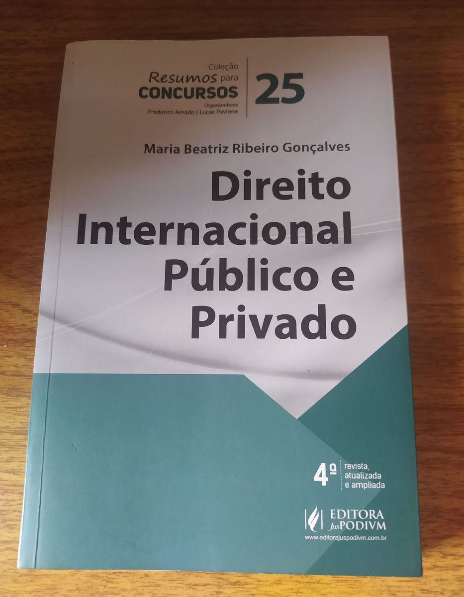 Direito Internacional Público E Privado | Livro Editora Juspodivm Usado ...