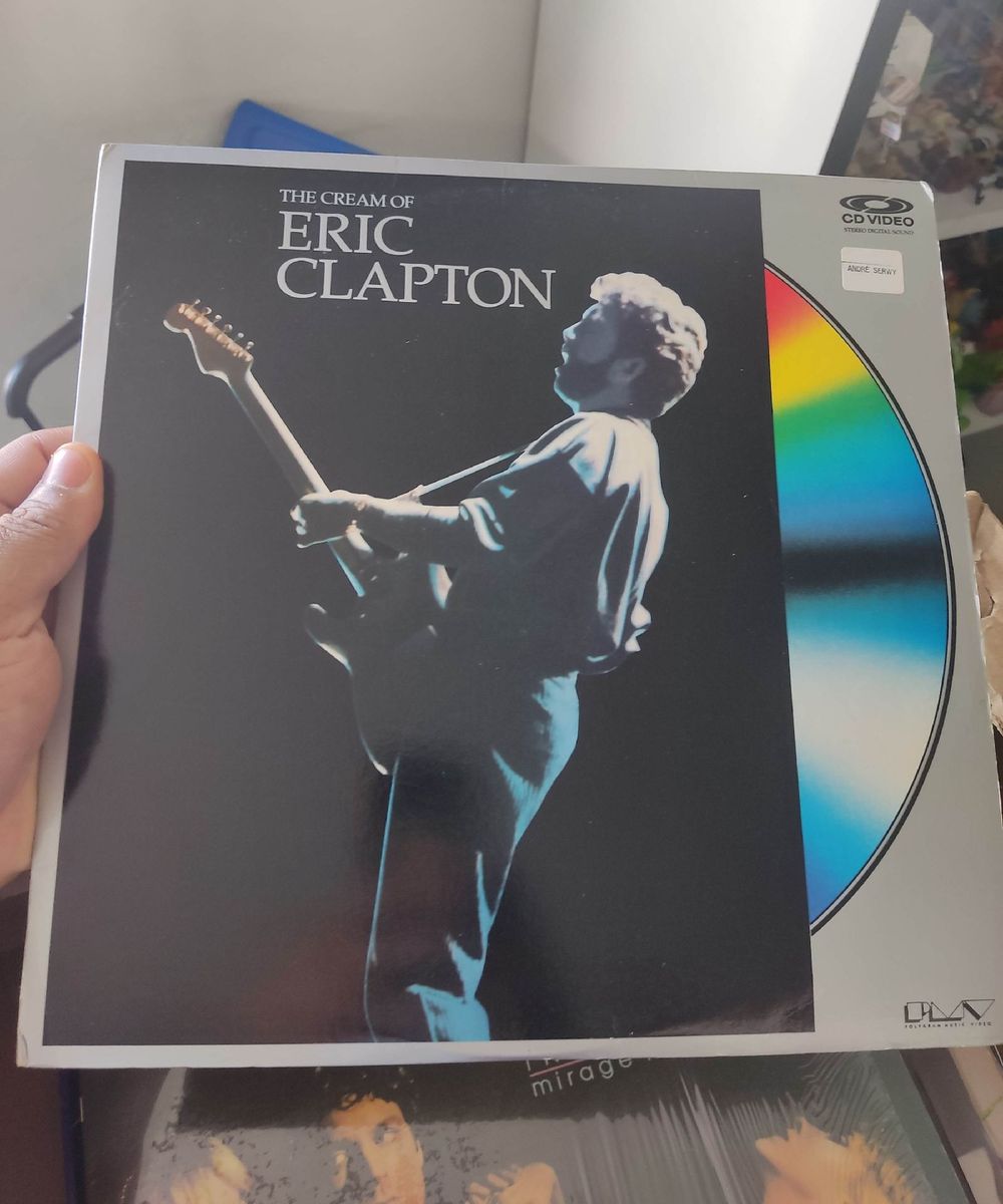 Disc Laser Eric Clapton The Cream Disco Laser Raro Item de Música Laser Disc Usado 75312215