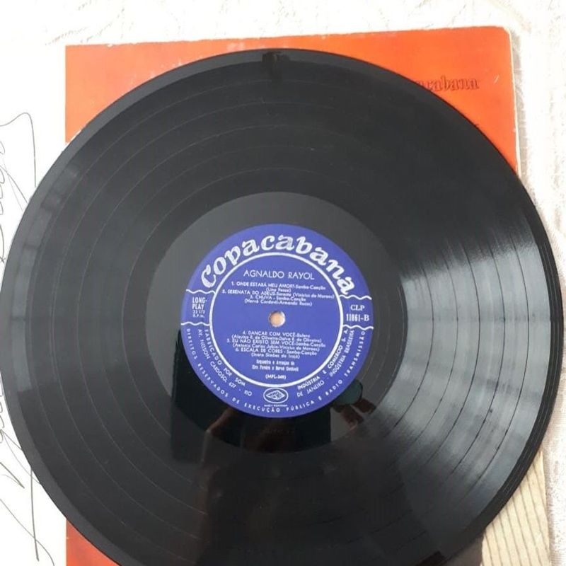 Disco Agnaldo Rayol (Original) | Item de Música Som Indústria E