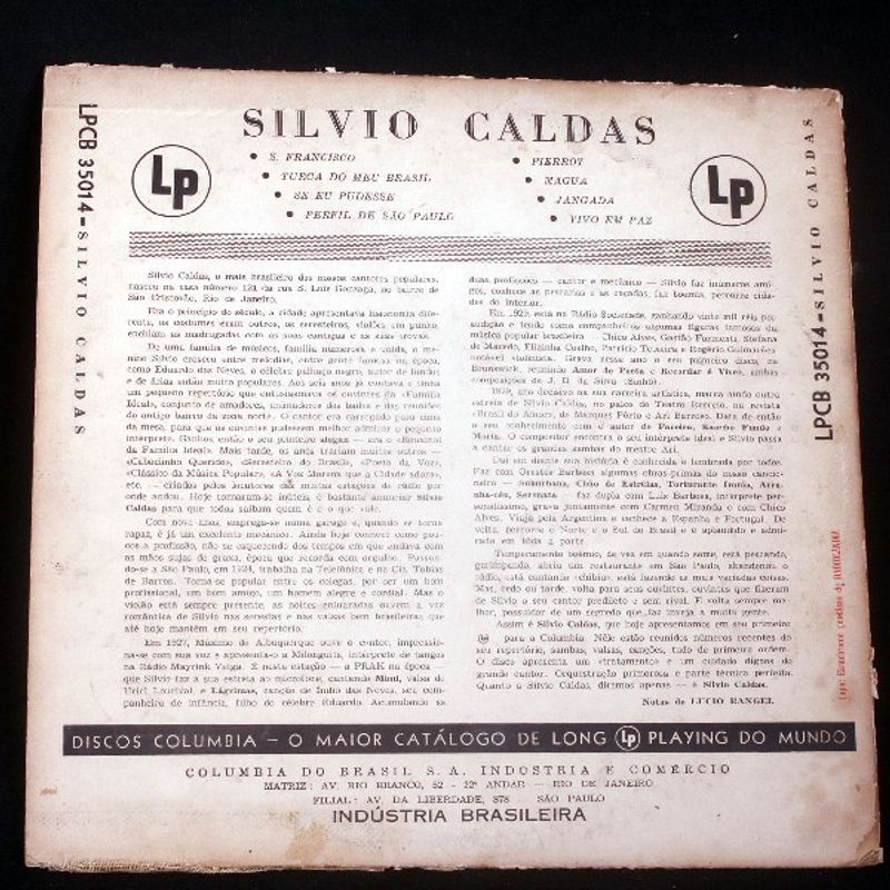 Disco de 10 Polegadas - Silvio Caldas | Item de Música Columbia Usado  57850713 | enjoei