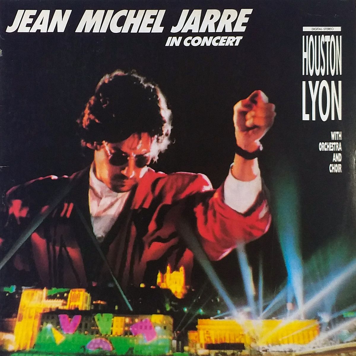Disco de Vinil Lp Jean Michel Jarre In Concert Houston / Lyon