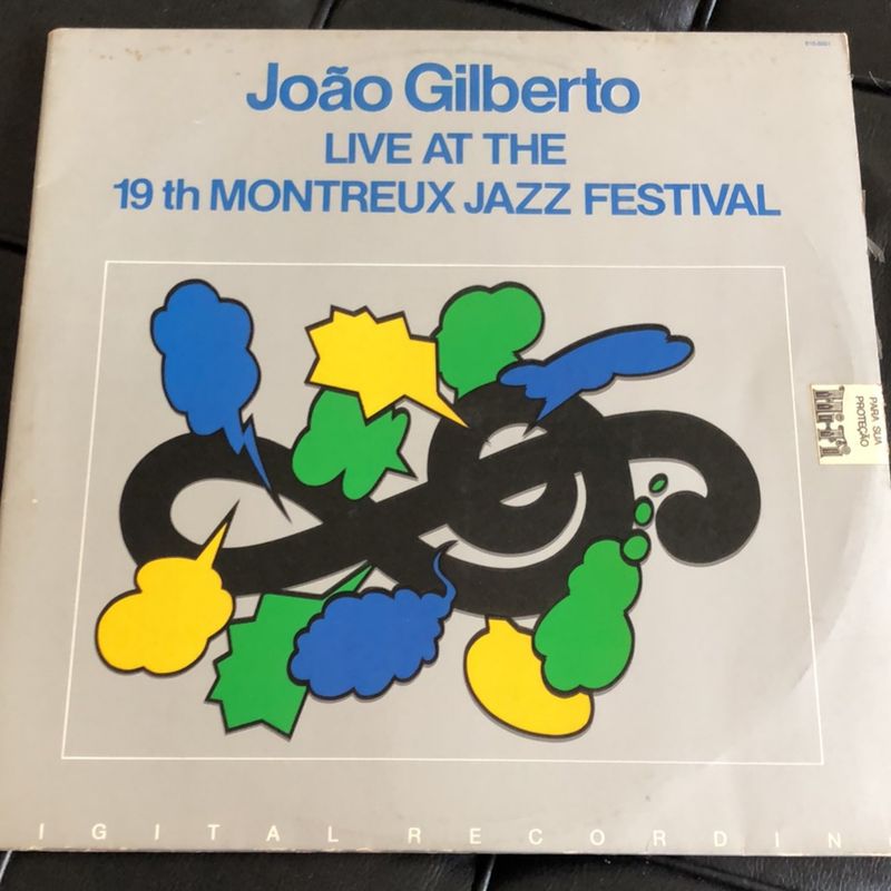 Disco de Vinil Lp João Gilberto Live At The 19th Montreaux Jazz