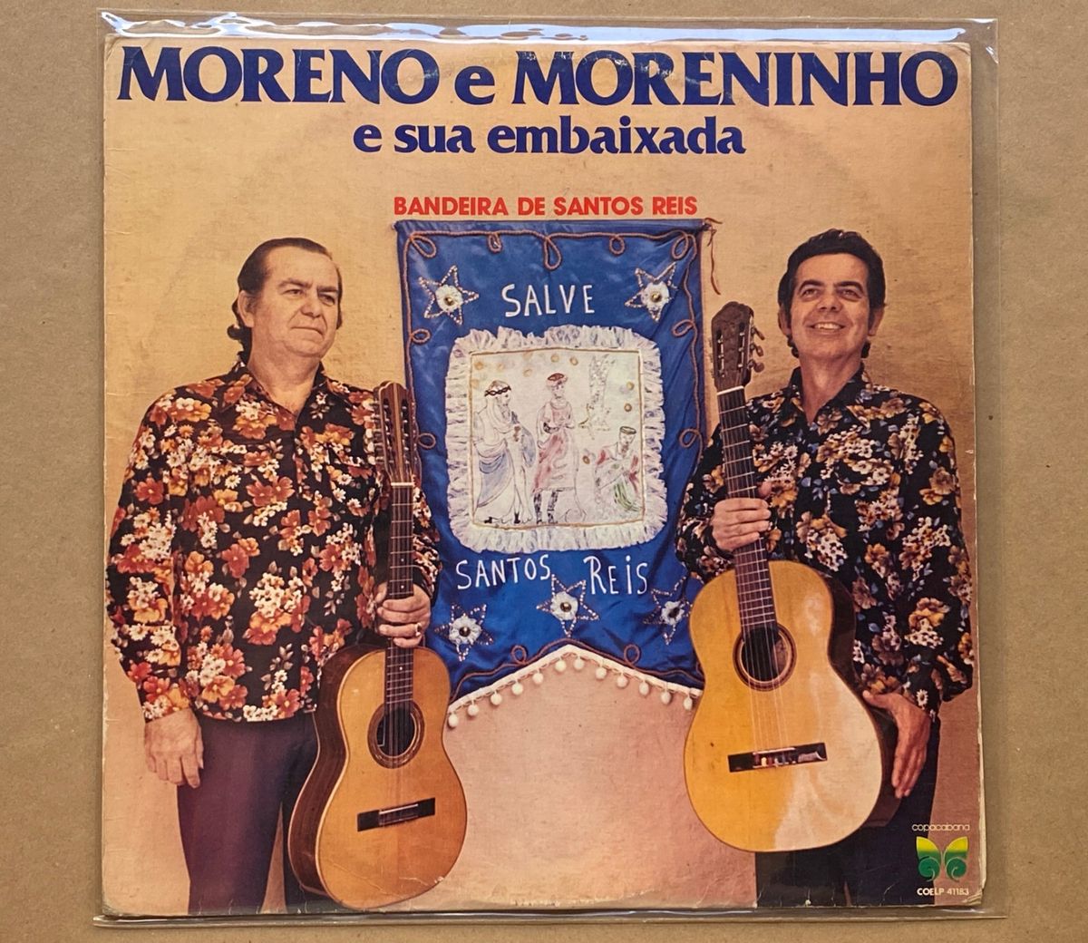 Disco De Vinil Lp Moreno E Moreninho E Sua Embaixada Bandeira De Santo